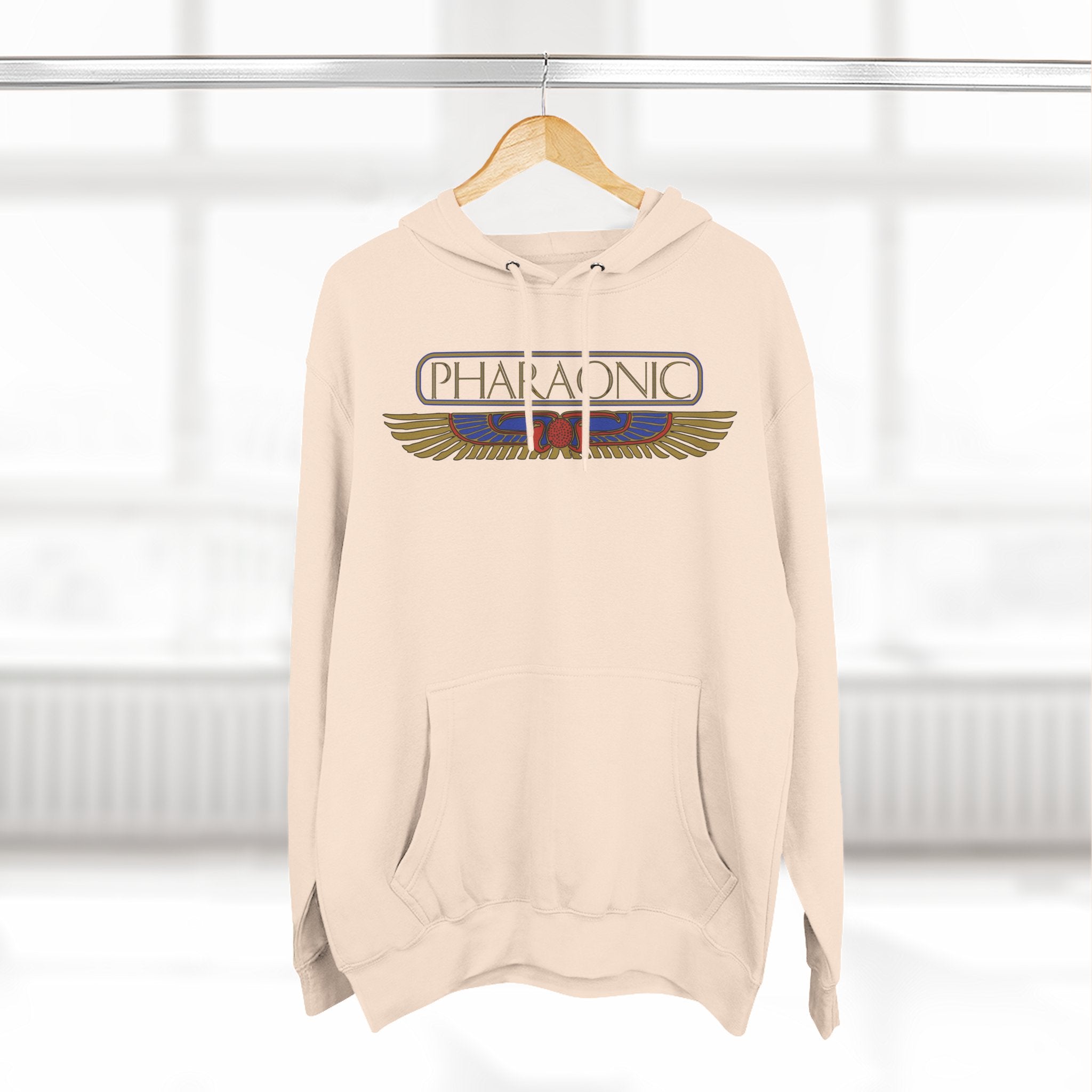 Three-Panel Fleece Hoodie
