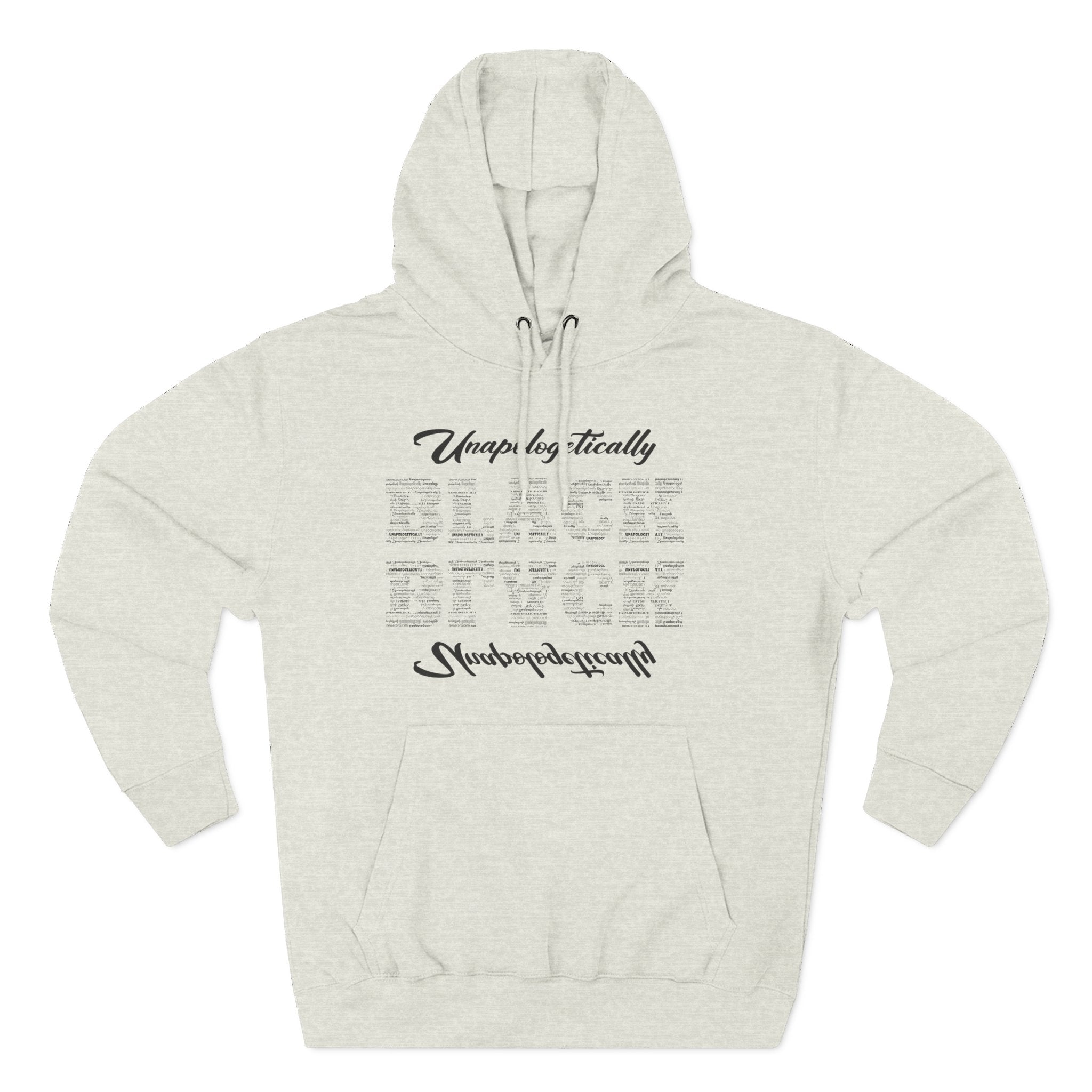 Three-Panel Fleece Hoodie