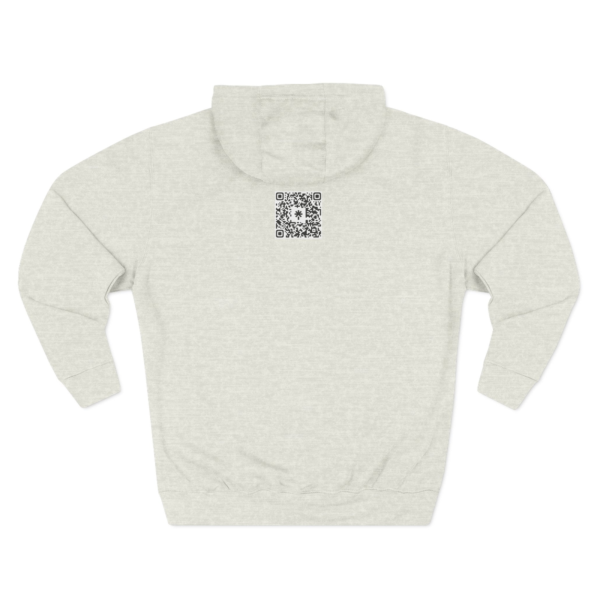 Three-Panel Fleece Hoodie