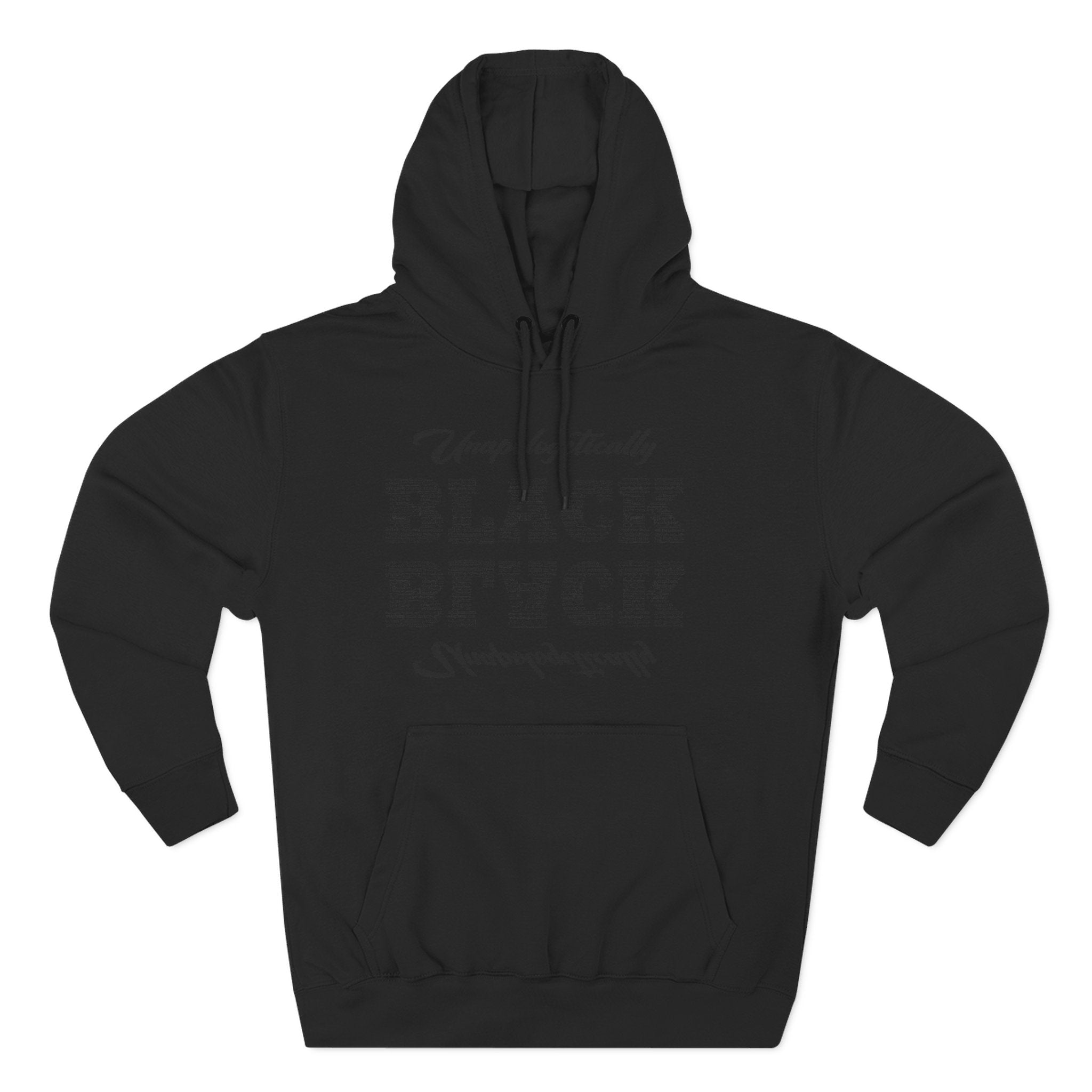 Three-Panel Fleece Hoodie