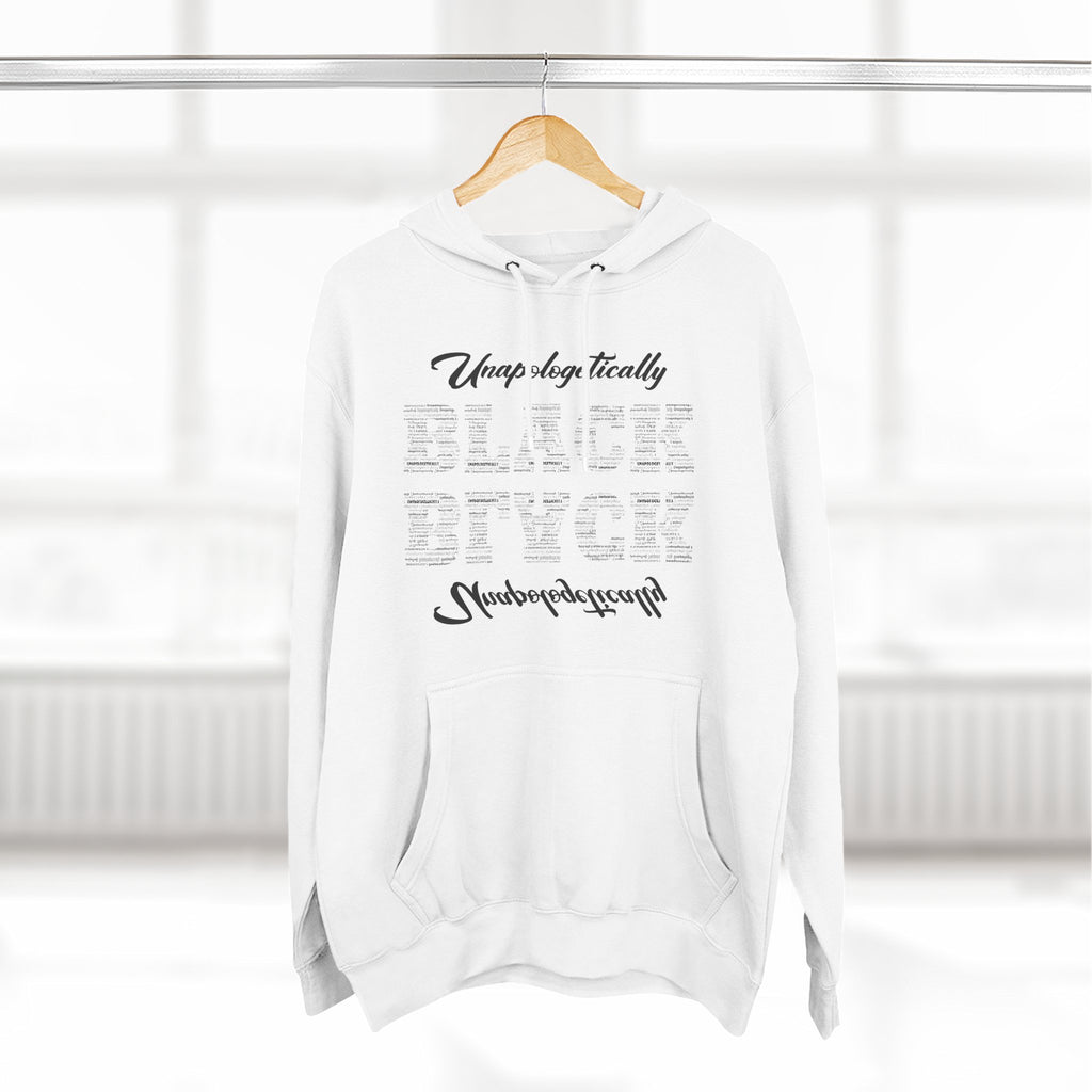 Three-Panel Fleece Hoodie
