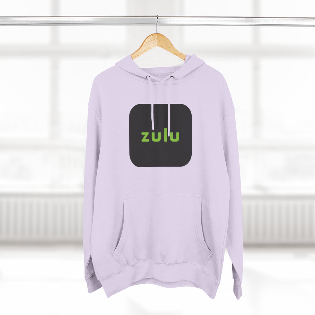 Three-Panel Fleece Hoodie