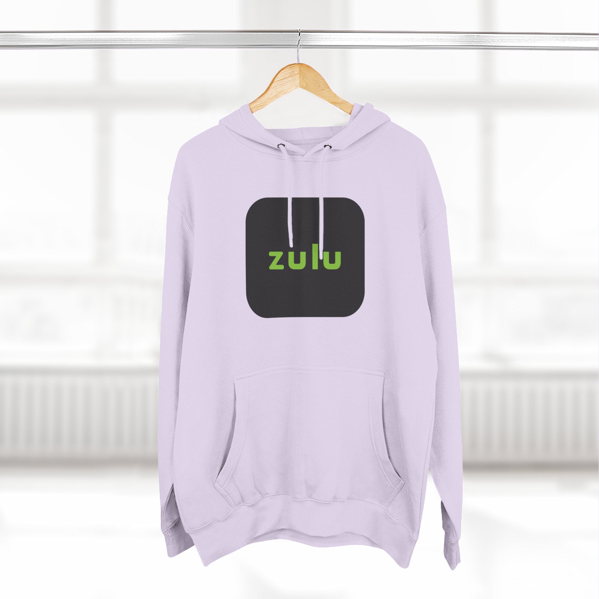Three-Panel Fleece Hoodie