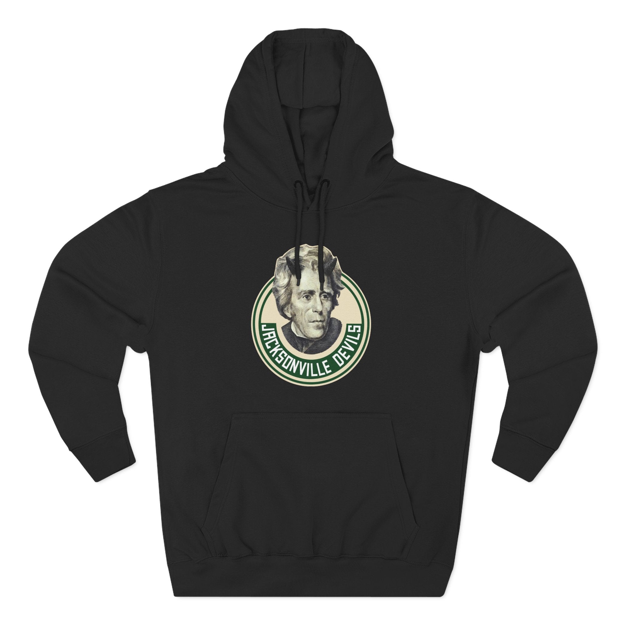 Three-Panel Fleece Hoodie