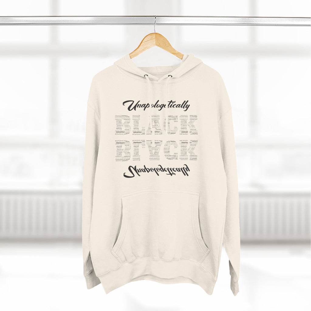 Three-Panel Fleece Hoodie