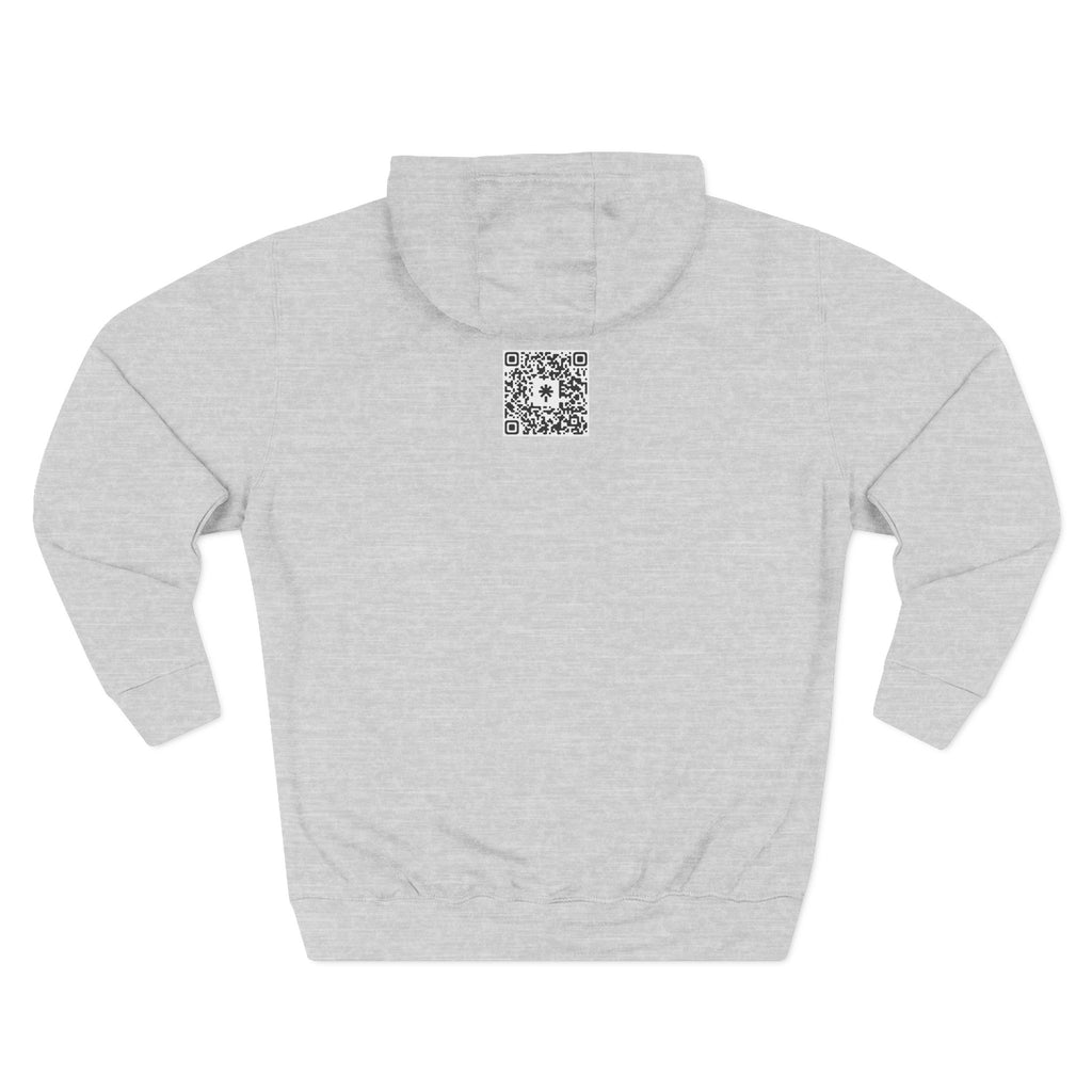 Three-Panel Fleece Hoodie