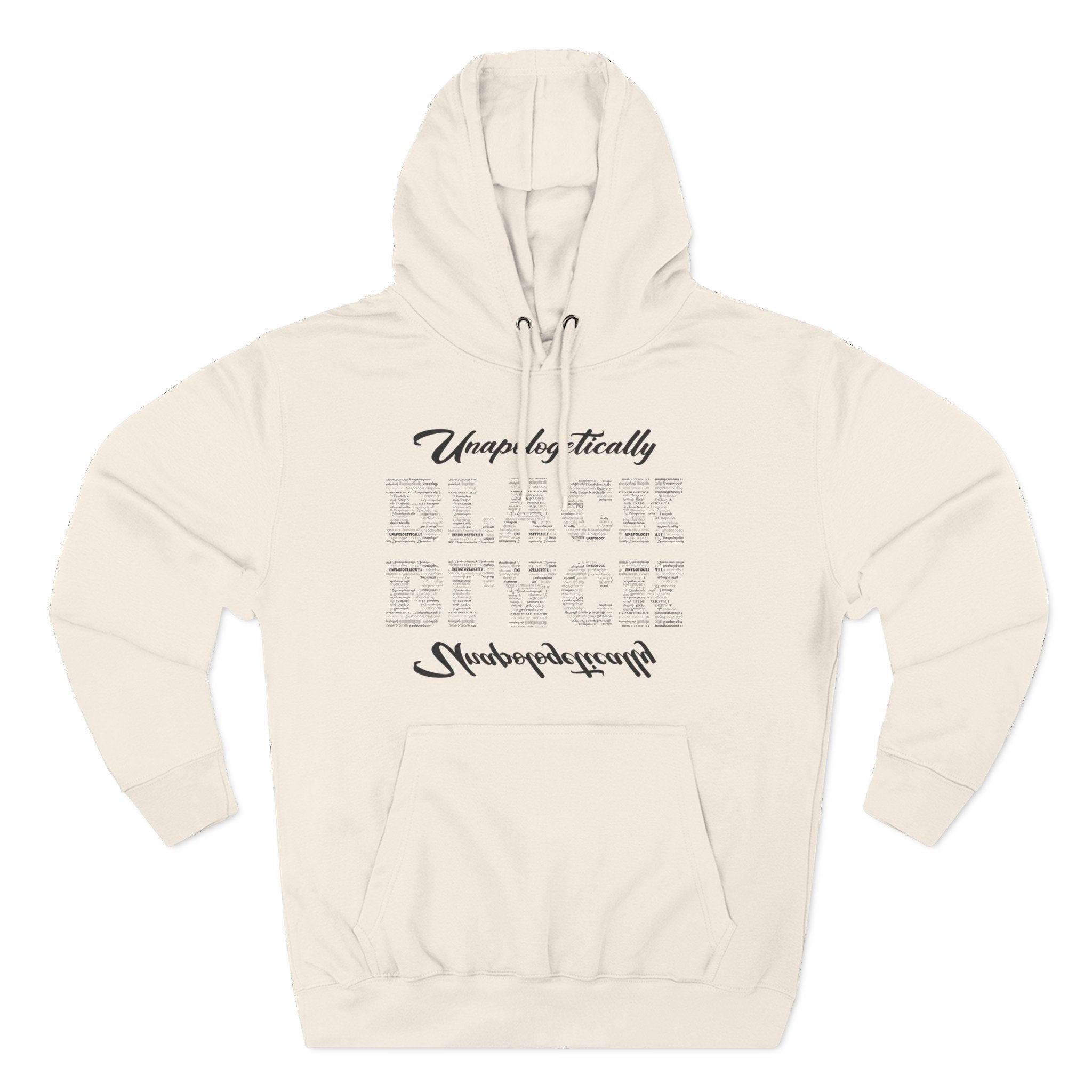 Three-Panel Fleece Hoodie
