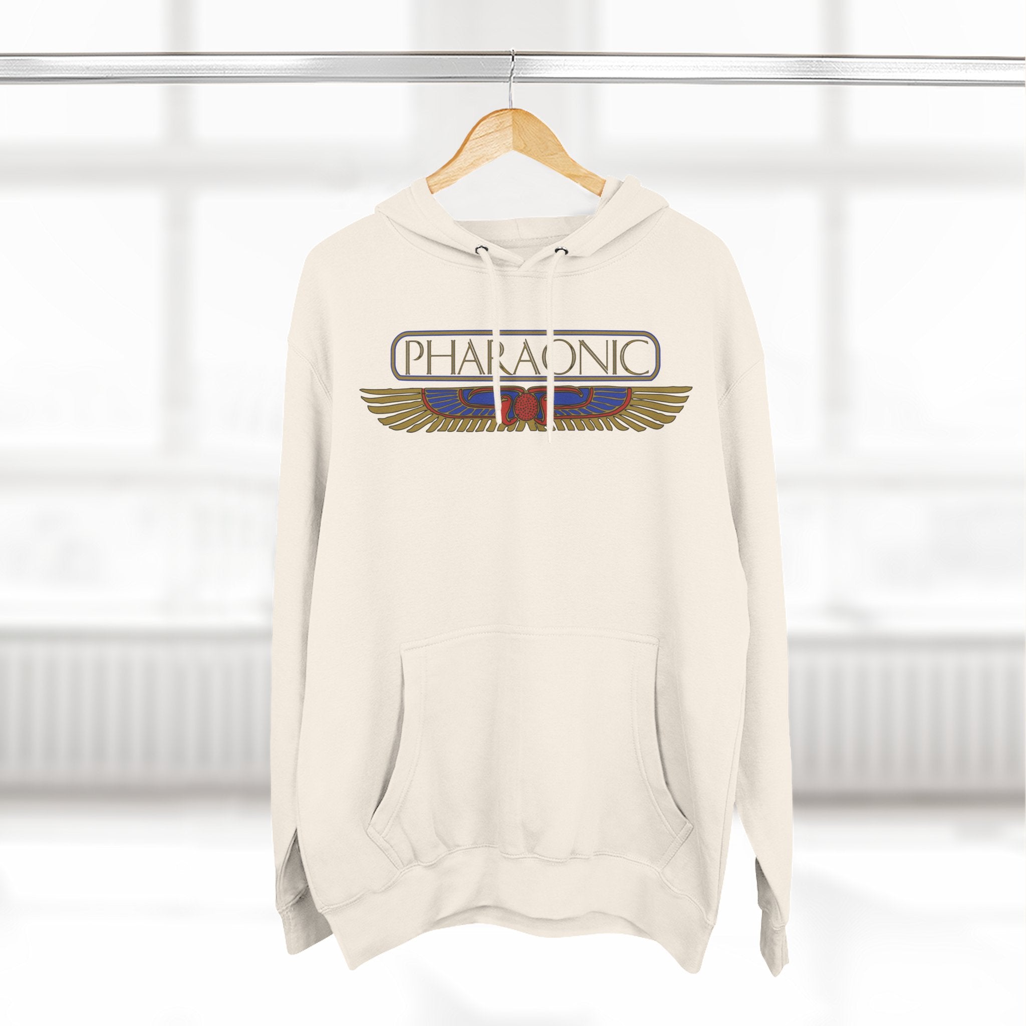 Three-Panel Fleece Hoodie