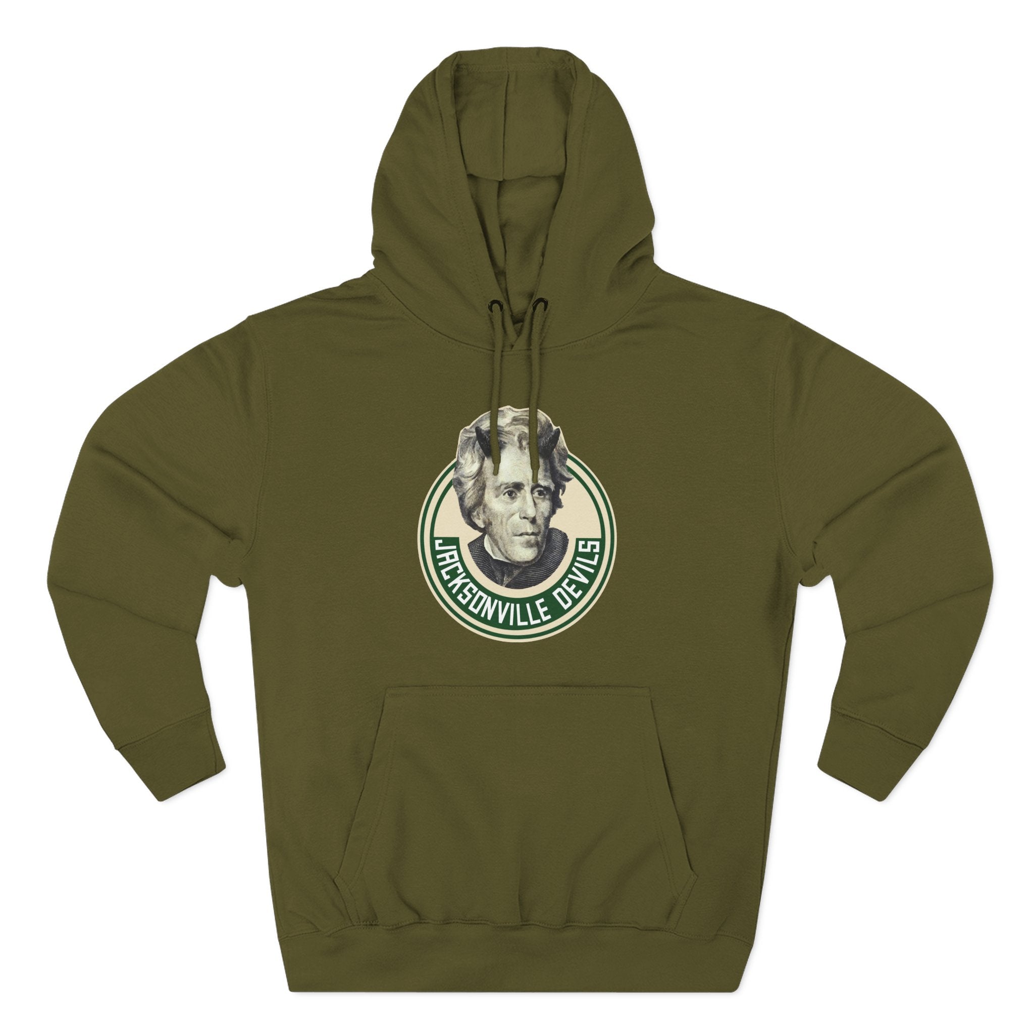 Three-Panel Fleece Hoodie