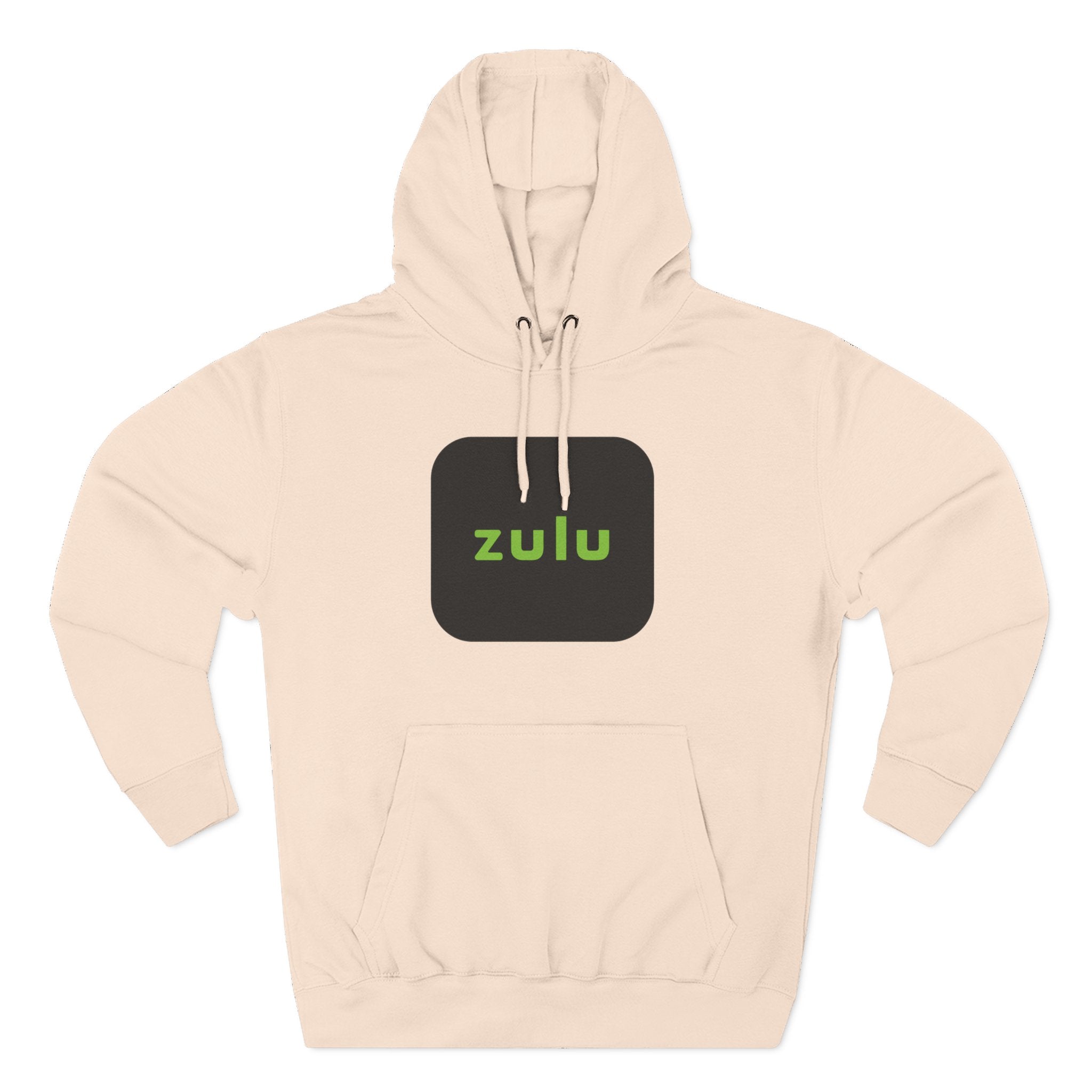 Three-Panel Fleece Hoodie