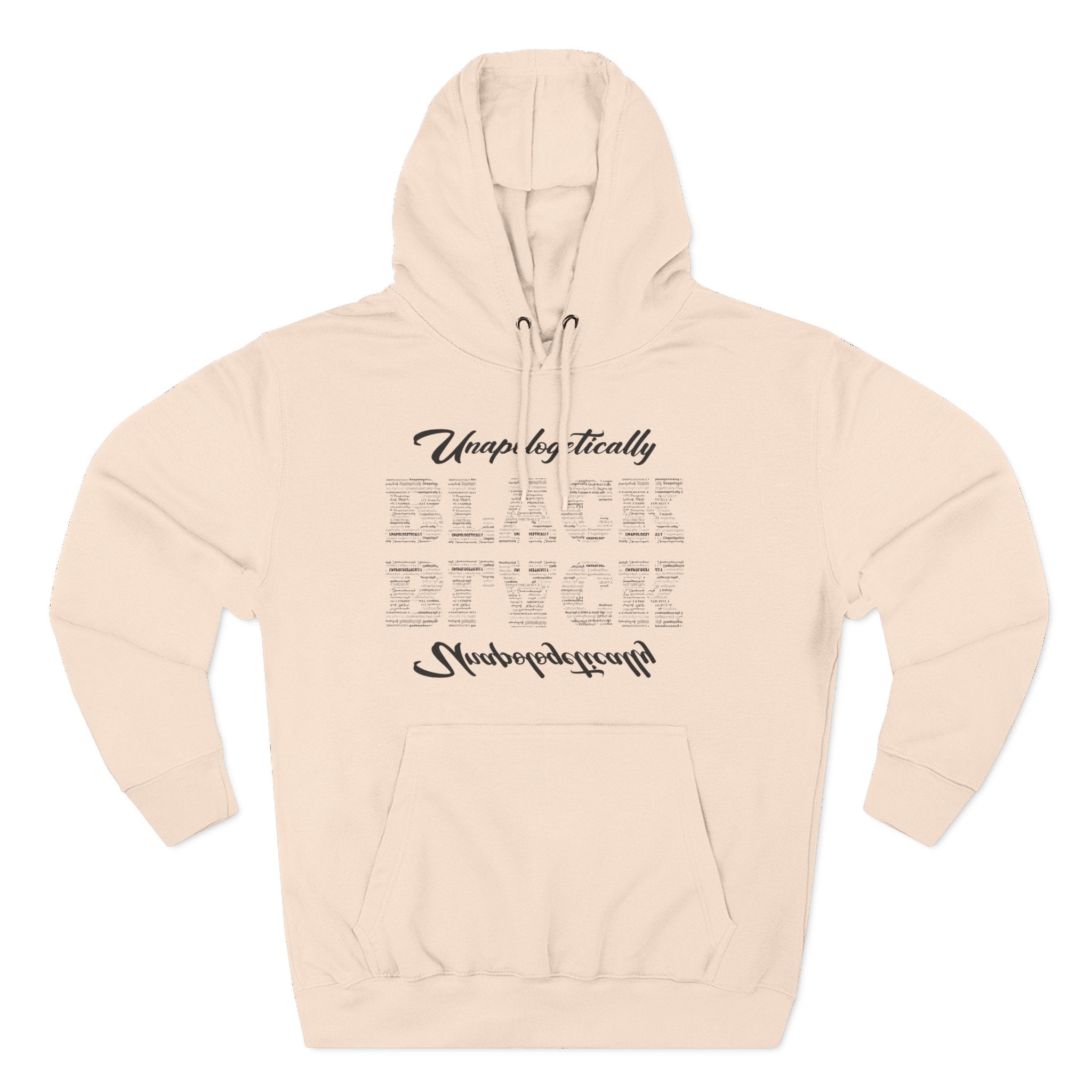 Three-Panel Fleece Hoodie