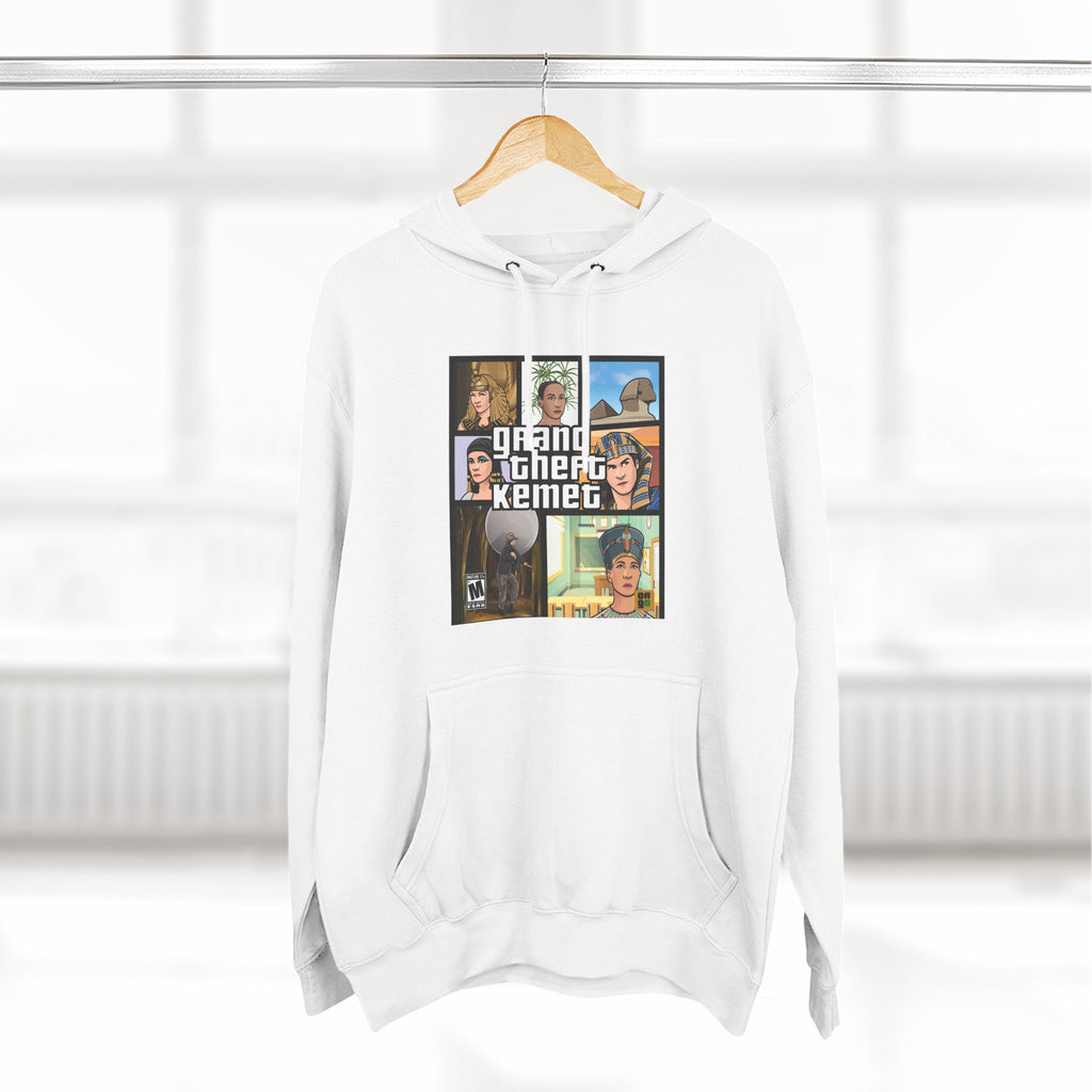 Three-Panel Fleece Hoodie