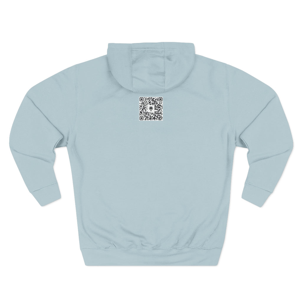 Three-Panel Fleece Hoodie