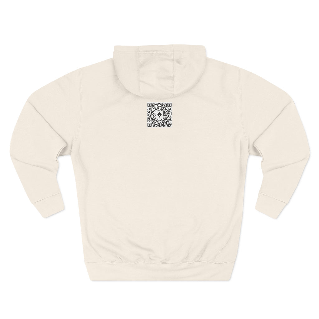 Three-Panel Fleece Hoodie