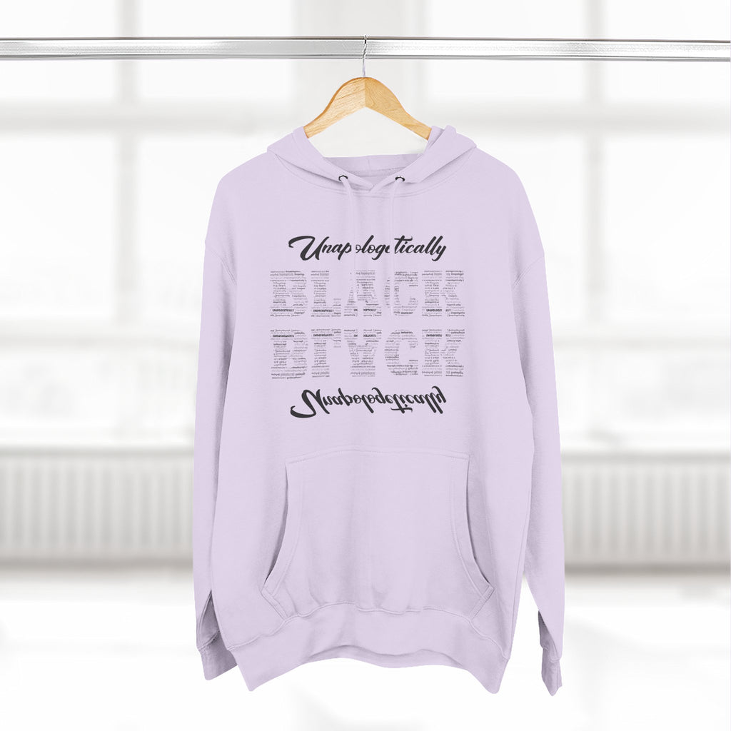 Three-Panel Fleece Hoodie