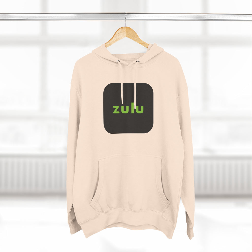Three-Panel Fleece Hoodie