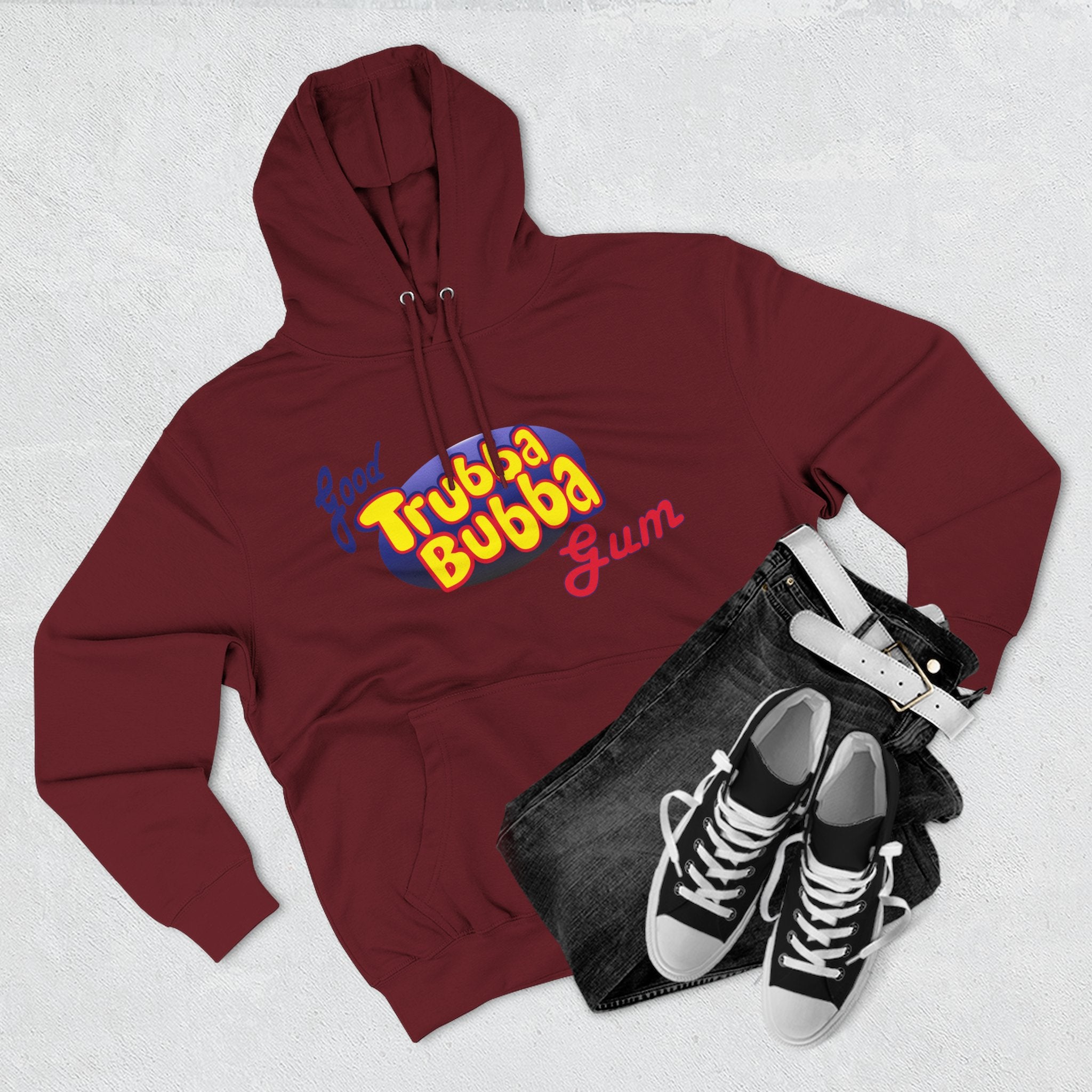 Three-Panel Fleece Hoodie