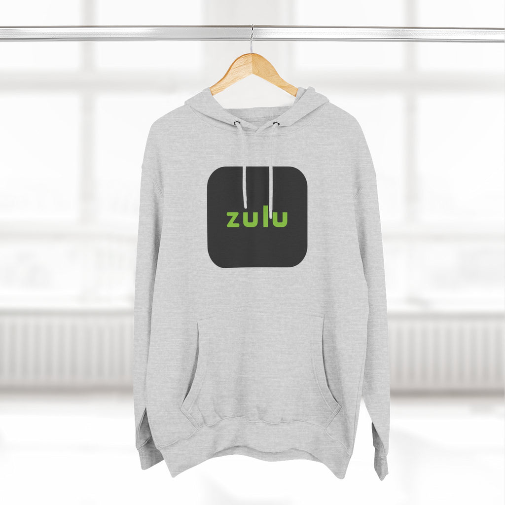 Three-Panel Fleece Hoodie