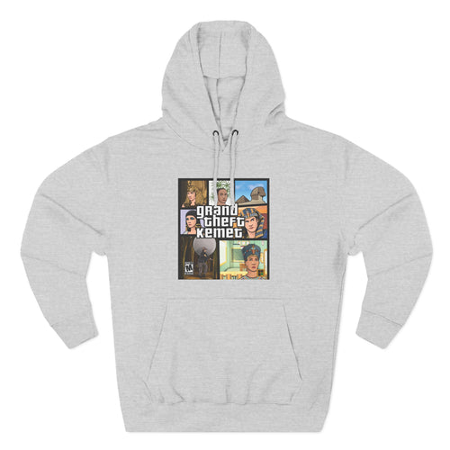 Three-Panel Fleece Hoodie