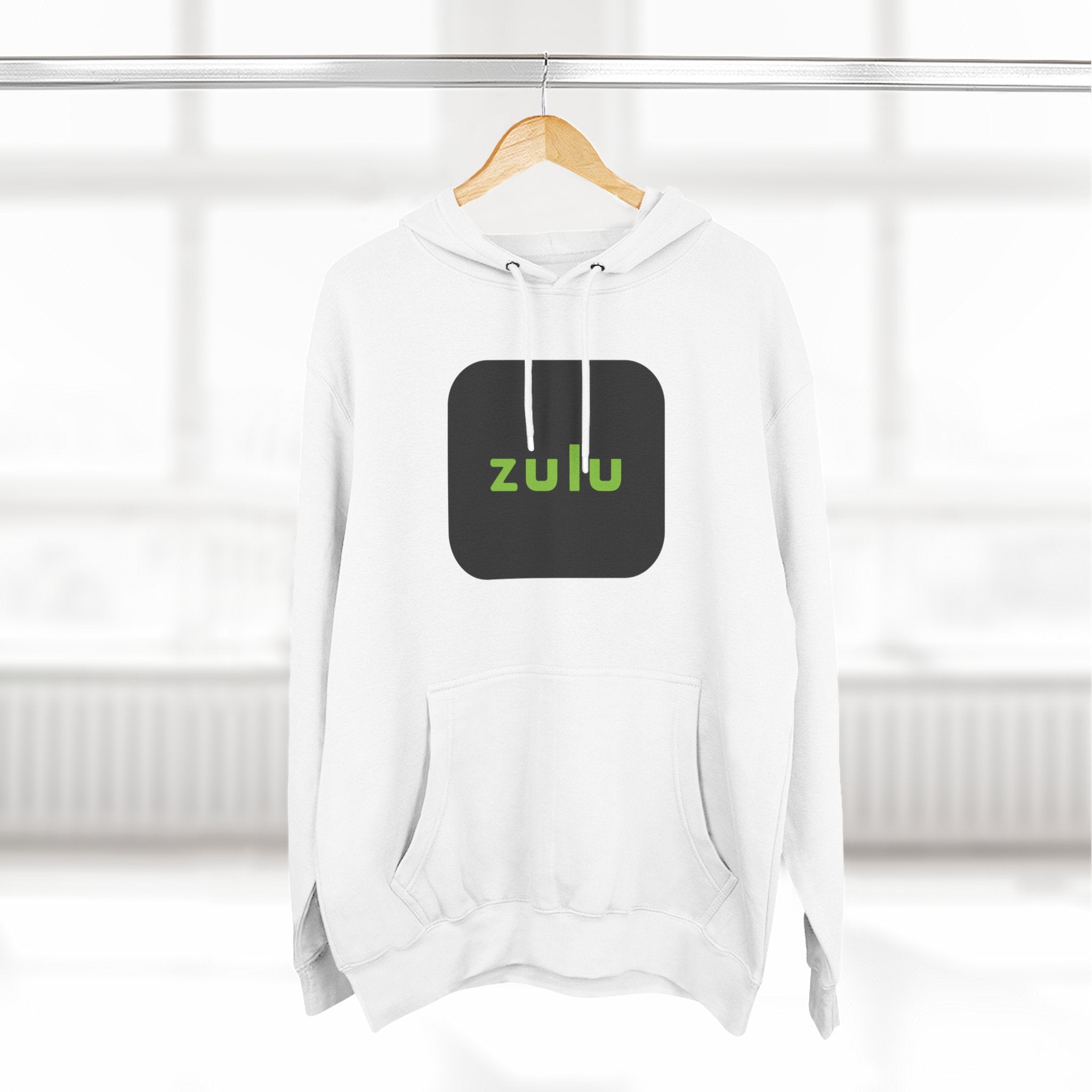 Three-Panel Fleece Hoodie