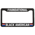 Foundational Black American License Plate Frame, Black