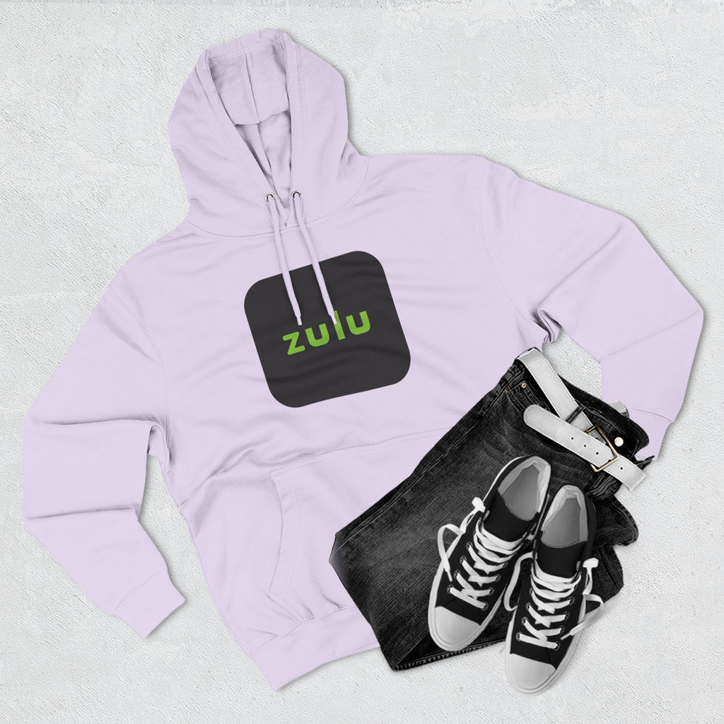 Three-Panel Fleece Hoodie