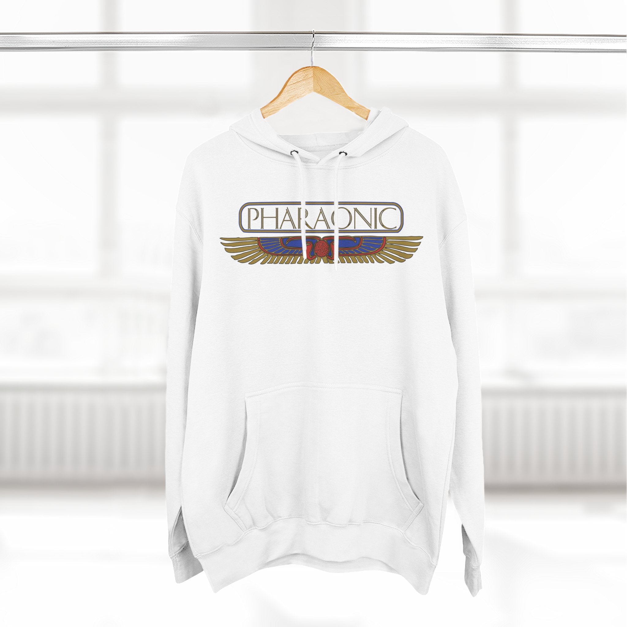 Three-Panel Fleece Hoodie
