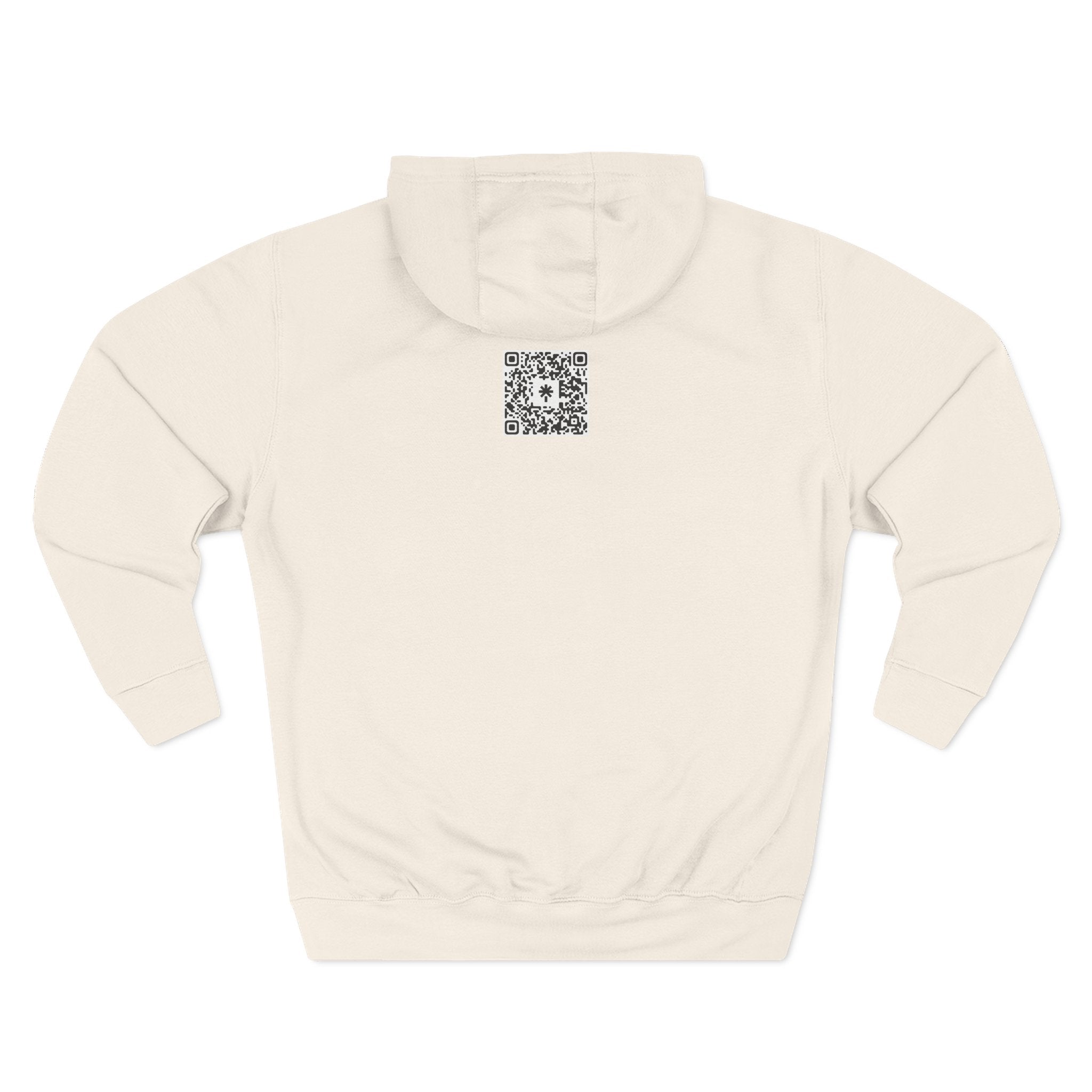 Three-Panel Fleece Hoodie