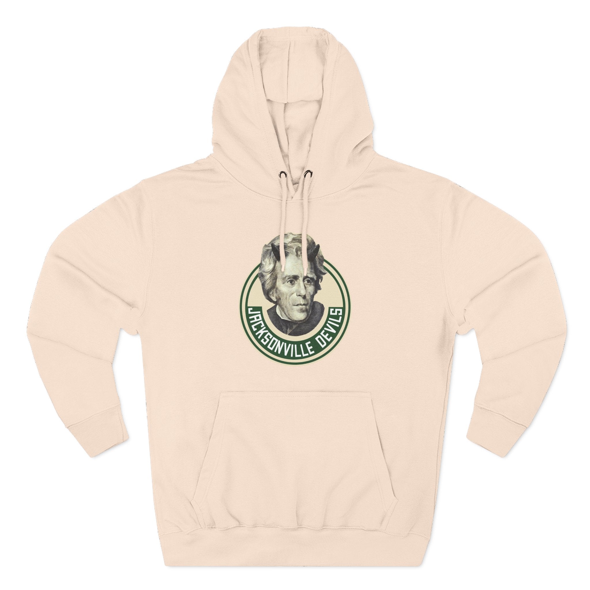 Three-Panel Fleece Hoodie