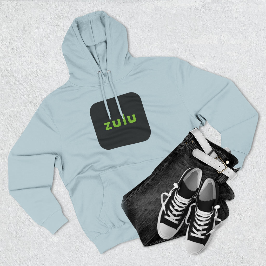 Three-Panel Fleece Hoodie