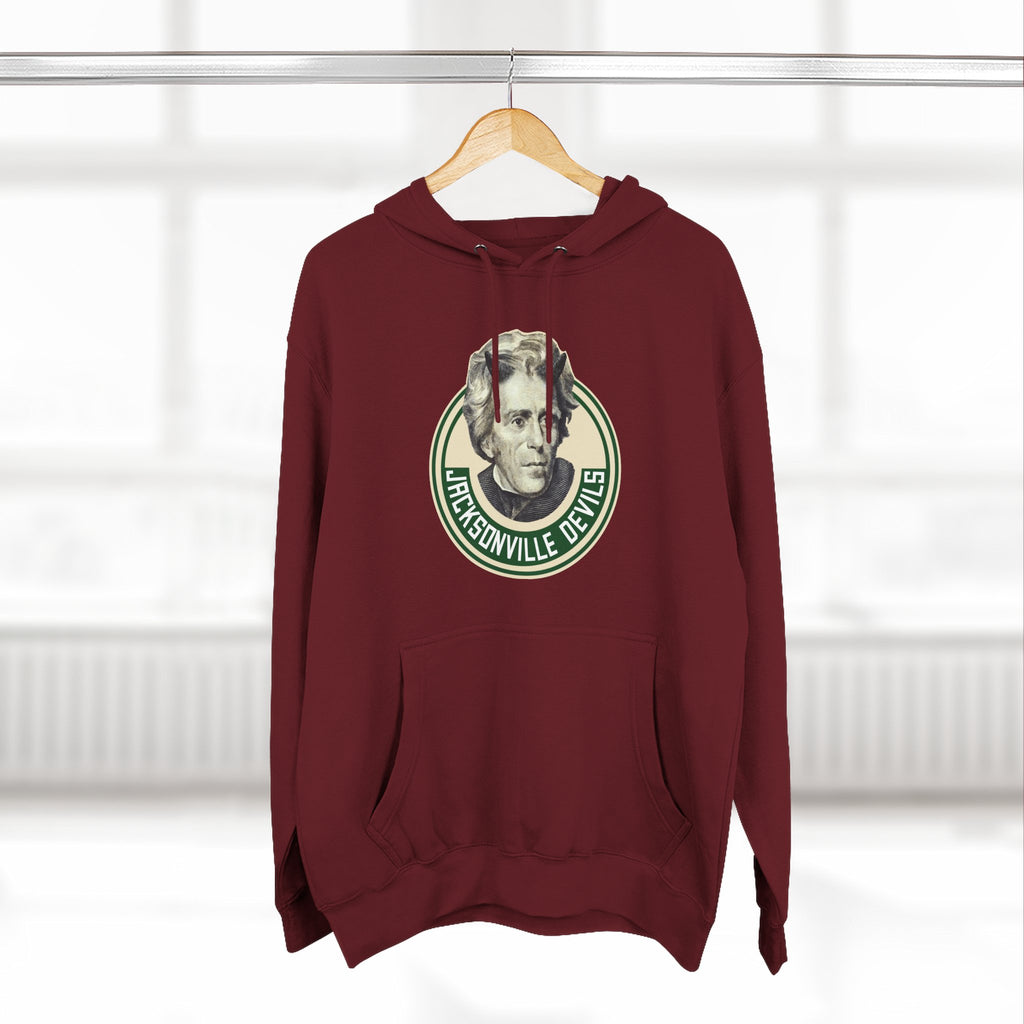 Three-Panel Fleece Hoodie