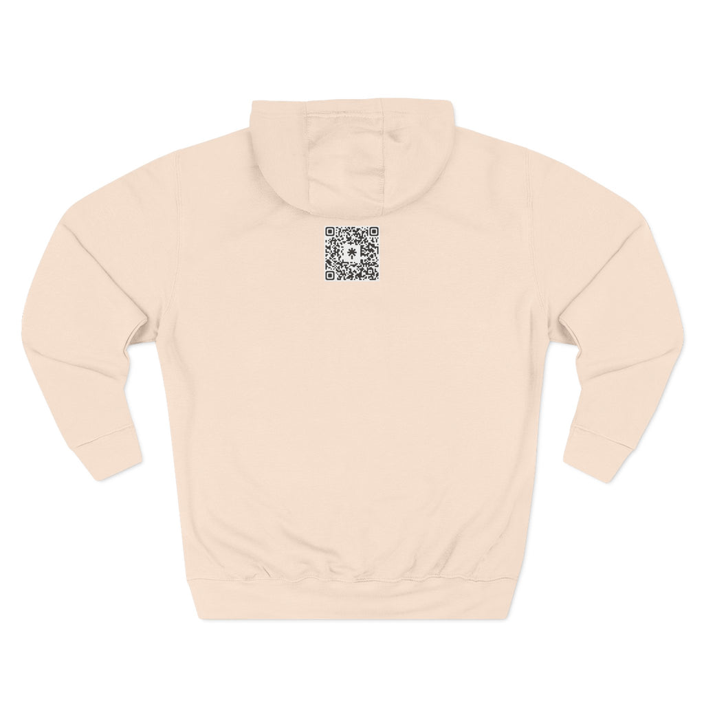 Three-Panel Fleece Hoodie