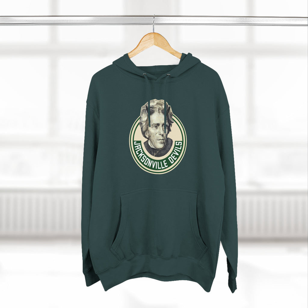 Three-Panel Fleece Hoodie